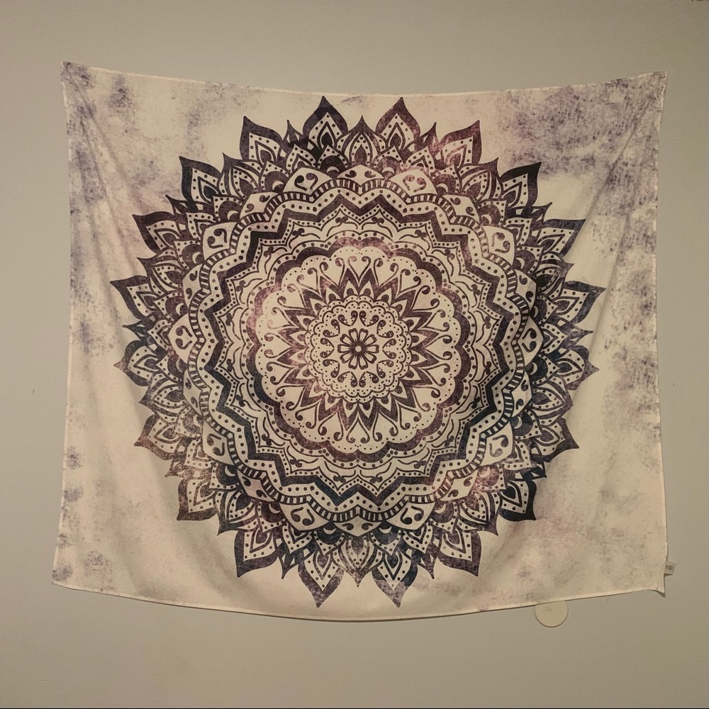 Purple Mandala Tapestry